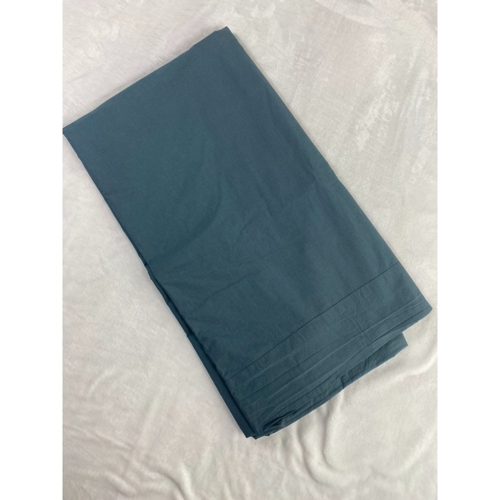 Quince King Flat Sheet 100% Organic Cotton Blue